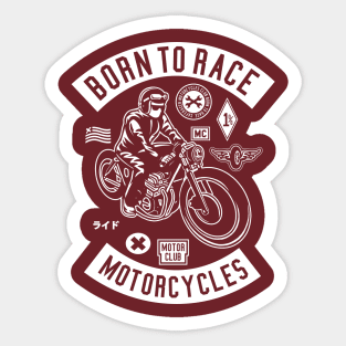 Born to Race Sticker